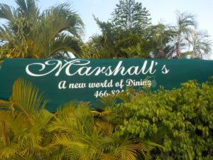 St Kitts Marshalls Restaurant 